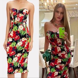 Veronica Beard floral dress size 2